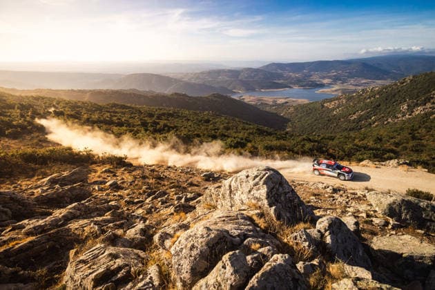 AUTO - WRC, Motorsport Rallye, WM - RALLY ITALIA SARDEGNA 2026 34 Pablo SARRAZIN, Yannick ROCHE, LANCIA Ypsilon HF, action during the 2026 Rally Italia Sardegna, 13th round of the 2026 WRC World Rally Car Championship, from October 1 to 4, 2026 at Alghero, Italy - AlgheroItaly  Copyright: xNikosxKatikisx