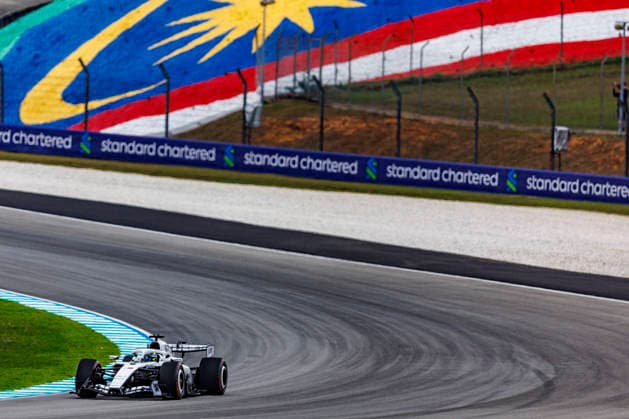RECORD DATE NOT STATED 3rd October 2026; Sepang IC, Kuala Lumpur, Malaysia; Formula 1, Bahrain Grand Prix, Qualifying Day; Sergio Perez (11) of Mexico and Cadillac Formula 1 Team during Free Practice 3 at the Bahrain Grand Prix StephenxBlackberry