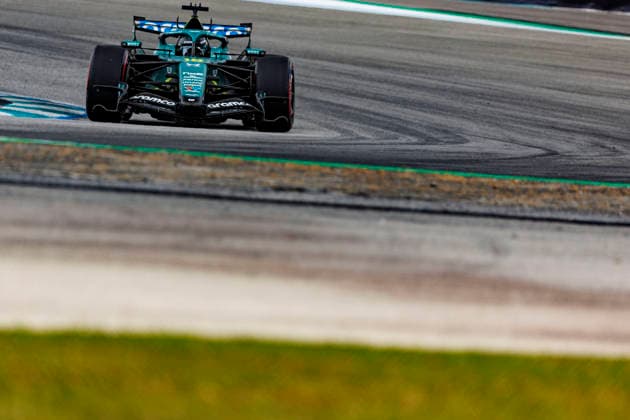 RECORD DATE NOT STATED 3rd October 2026; Sepang IC, Kuala Lumpur, Malaysia; Formula 1, Bahrain Grand Prix, Qualifying Day; Lance Stroll (18) of Canada and Aston Martin Aramco Formula One Team during Free Practice 3 at the Bahrain Grand Prix StephenxBlackberry