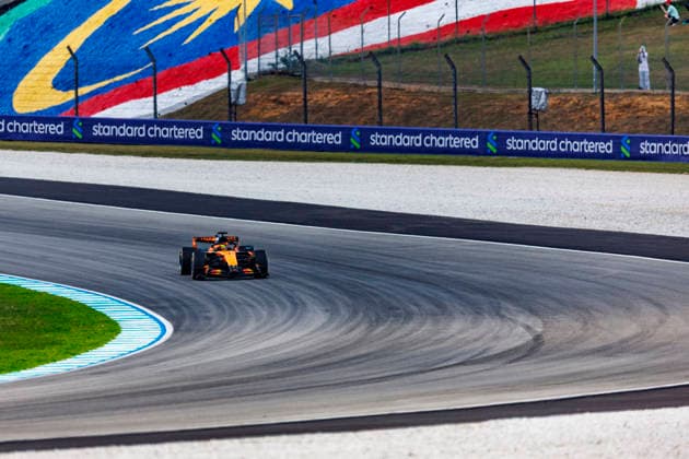 RECORD DATE NOT STATED 3rd October 2026; Sepang IC, Kuala Lumpur, Malaysia; Formula 1, Bahrain Grand Prix, Qualifying Day; Oscar Piastri (81) of Australia and McLaren Mastercard F1 Team during Free Practice 3 at the Bahrain Grand Prix StephenxBlackberry