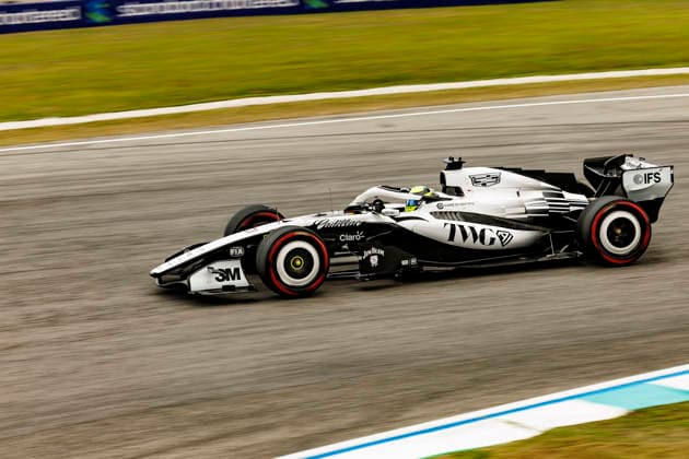 RECORD DATE NOT STATED 3rd October 2026; Sepang IC, Kuala Lumpur, Malaysia; Formula 1, Bahrain Grand Prix, Qualifying Day; Sergio Perez (11) of Mexico and Cadillac Formula 1 Team during Free Practice 3 at the Bahrain Grand Prix StephenxBlackberry