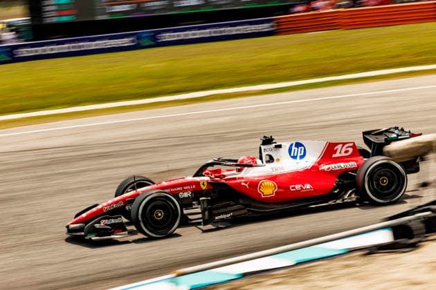 RECORD DATE NOT STATED 3rd October 2026; Sepang IC, Kuala Lumpur, Malaysia; Formula 1, Bahrain Grand Prix, Qualifying Day; Charles Leclerc (16) of Monaco and Scuderia Ferrari HP during Free Practice 3 at the Bahrain Grand Prix StephenxBlackberry