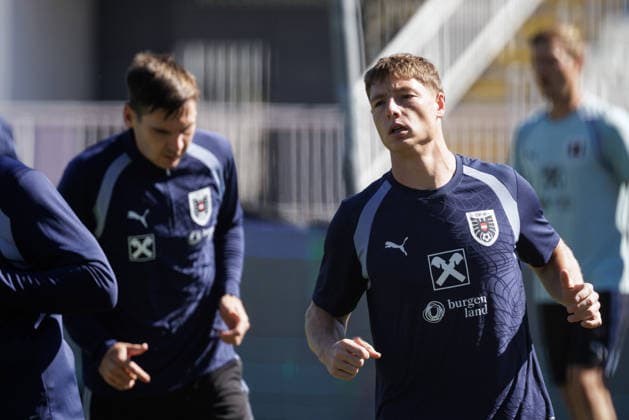 SOCCER - NL, KOS vs AUT PRISTINA,KOSOVO,03.OCT.26 - SOCCER - UEFA Nations League, OEFB international match, Länderspiel, Nationalmannschaft Kosovo vs Austria, preview, training team AUT. Image shows Alexander Prass (AUT).  GEPAxpictures xArminxRauthner