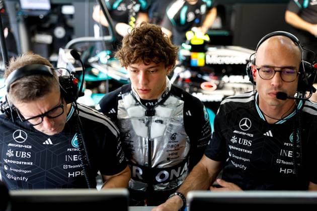 KIMI ANTONELLI Andrea (ITA), Mercedes AMG F1 Team W16, portrait from the 2026 Bahrain Grand Prix in Malaysia, the 16th round of the 2026 Formula One World Championship, held from October 2 to 4, 2026 at the Sepang International Circuit in Sepang, Malaysia. Photo by Jiri Krenek, Active Pictures Malaysia