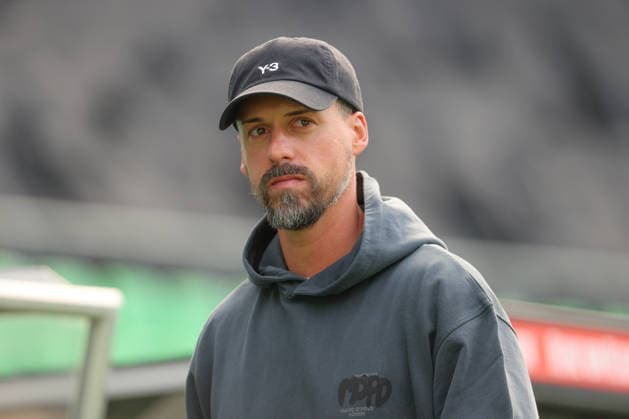 October 3, 2026, xtgx, soccer exhibition match, Hannover 96 vs. SC Verl, from left: Sandro Wagner (Hannover), coach portrait, portrait, single image. DFL and DFB regulations prohibit any use of photographs as image sequences and or quasi-video. Hannover