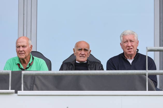 October 3, 2026, xtgx, soccer exhibition match, Hannover 96 vs. SC Verl, from left: Martin Kind. DFL and DFB regulations prohibit any use of photographs as image sequences and or quasi-video. Hannover