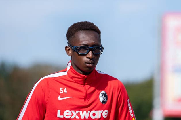 Friendly Match: SC Freiburg vs. FC Luzern, October 3, 2026; Bismark Adomah, SC Freiburg, 52; Friendly Match: SC Freiburg vs. FC Luzern, Europa-Park Stadium, October 3, 2026 DFB and DFL regulations prohibit any use of photographs as image sequences and or quasi-video. Copyright: xBEAUTIFULxSPORTS Boscox