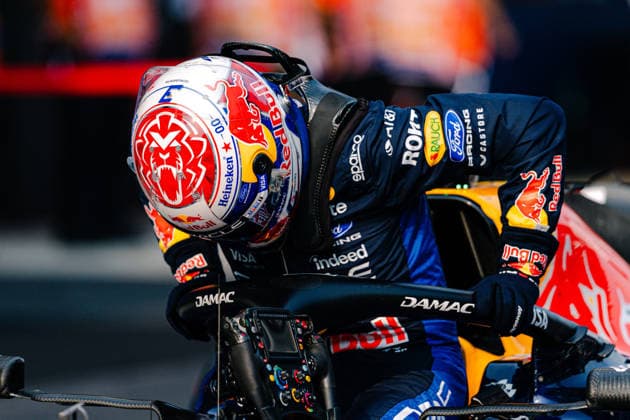 2026 Malaysian GP - Sepang Circuit - Pilots MAX VERSTAPPEN (NED) of Oracle Red Bull Racing Qualifying Parc Ferme on Saturday during the 2026 Formula 1 Gulf Air Bahrain Grand Prix in Malaysia at Sepang International Circuit on October 3, 2026. Photo by Tan Jun Da ABACAPRESS.COM Kuala Lumpur Malaysia  Copyright: xJunxDaxTan ABACAx