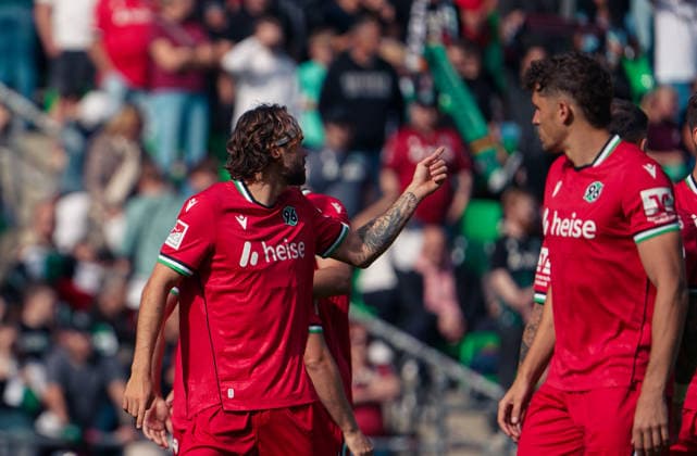 Germany Soccer Friendly Matches 2026–2027, Friendly Match: Hannover 96 vs. SC Verl at Heinz von Heiden Arena, Hannover; Gestures, Body Language, Emotion; Kolja Oudenne, Hannover 96, 29, Hannover Copyright: xAymanxAlahmedx
