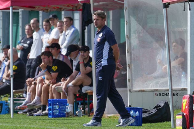 Jörg Udo Portmann, FC Lucerne, Head Coach, Germany, Soccer, Friendly Match, SC Freiburg vs. FC Lucerne, October 3, 2026, Europa-Park Stadium, Training Field, Freiburg, Europa-Park Stadium, Training Field, Baden-Württemberg, Germany Copyright: xArnexAmbergx