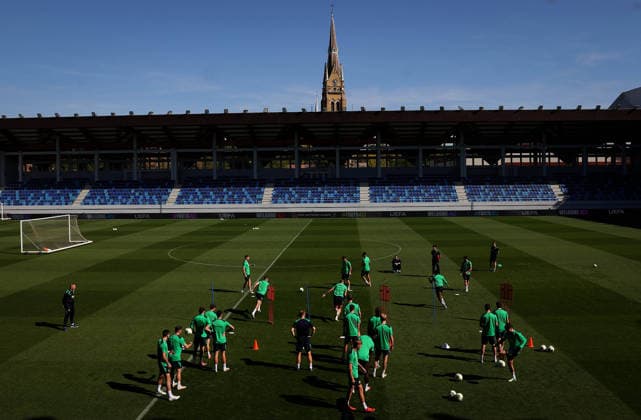 Republic of Ireland Squad Training, TSC Arena, BaÄka Topola, Serbia 3 10 2026 A view of Ireland training in TSC Arena, BaÄka Topola A view of Ireland training in TSC Arena 3 10 2026  Copyright: xx RB3_8730