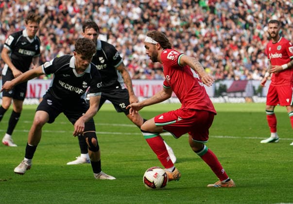 Germany Soccer Exhibition Matches Clubs 2026 2027, Friendly Match Hannover 96 vs. SC Verl at Heinz von Heiden Arena, Hannover; Kolja Oudenne of Hannover 96, 29 Copyright: xAymanxAlahmedx
