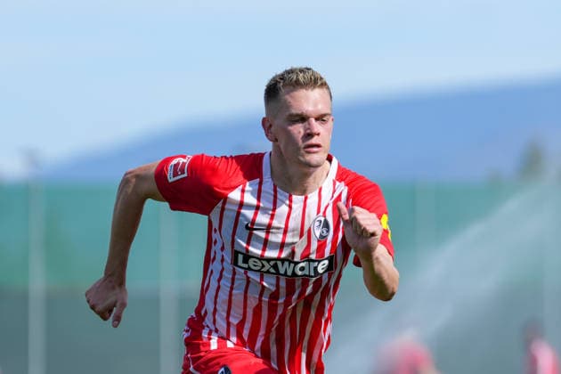 Matthias Ginter, SC Freiburg, 28, Germany, soccer, friendly match, SC Freiburg vs. FC Luzern, October 3, 2026, Europa-Park Stadium, training field, Freiburg, Freiburg, Europa-Park Stadium, training field, Baden-Württemberg, Germany Copyright: xArnexAmbergx