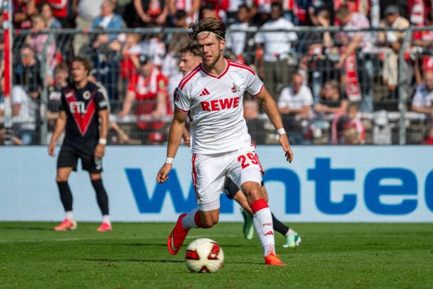 Jan Thielmann, 1 FC Cologne, 29, watches the ball go by; FC Viktoria Cologne vs. FC Hansa Rostock, Soccer, 3rd Division, Matchday 5, 2026–2027 Season, September 11, 2026 DFL DFB regulations prohibit any use of photographs as image sequences and or quasi-video: FC Viktoria Cologne vs. FC Hansa Rostock, soccer, 3. Liga, Matchday 5, 2026–2027 season, September 11, 2026, Cologne Copyright: xEibner-Pressefoto ThomasxHaeslerx EP_THR