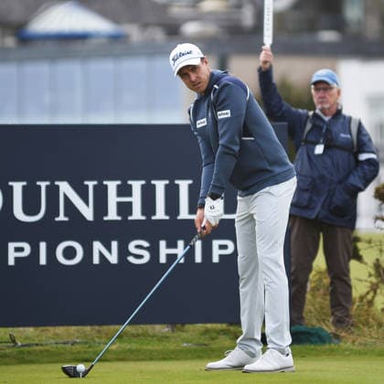 Alfred Dunhill Links Championship Michael Hollick during the Alfred Dunhill Links Championship at St Andrews, St Andrews 03 10 2026 UK Newspapers OUT Copyright: xKrisxCargillx FIL-24023-0025