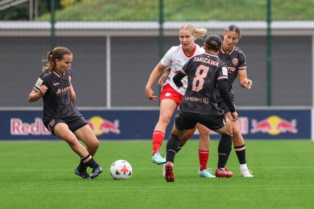 Germany Soccer Google Pixel Women s Bundesliga 2026 2027, Matchday 6: RB Leipzig vs. FSV Mainz 05, RB Leipzig Training Center, Leipzig, Emilia Åsgeirsdottir, RB Leipzig Women, 8 on the Ball Copyright: xLucasxWalterx