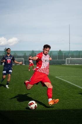October 3, 2026, xjyhynx, soccer exhibition match, SC Freiburg vs. FC Luzern, from left: cross by Leon Catch 53, SC Freiburg, Freiburg