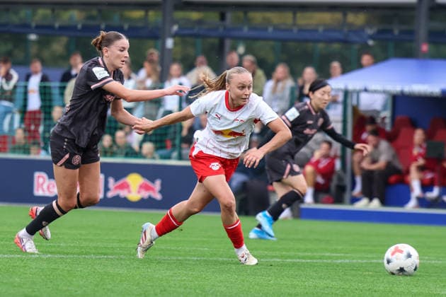 Germany Soccer Google Pixel Women s Bundesliga 2026 2027, Matchday 6: RB Leipzig vs. FSV Mainz 05, RB Leipzig Training Center, Leipzig, Lou Ann Joly, RB Leipzig Women, 6 on the Ball Copyright: xLucasxWalterx