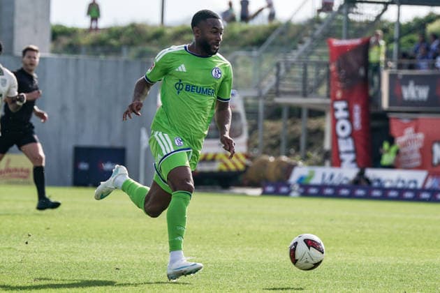 Soccer Austria Friendly Match 2025 2026 03 10 2026 SC Austria Lustenau vs. FC Schalke 04 SUN MINIMEAL Arena Lustenau, Austria Moussa Sylla Schalke 04 Copyright: xLUKAxKOLANOVICx