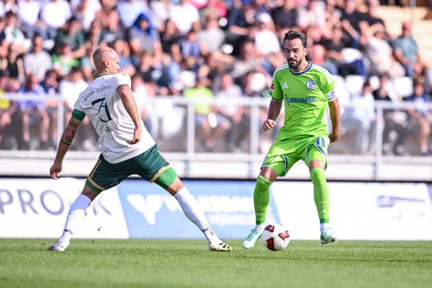 October 3, 2026, Soccer, 2026–2027 Season, Friendly Match, SC Austria Lustenau vs. FC Schalke 04, Matthias Maak (SC Austria Lustenau), Kenan Karaman (FC Schalke 04) xRHR PHOTO YYx Copyright: KROEGER RHR-FOTOx RHR-FOTO YY