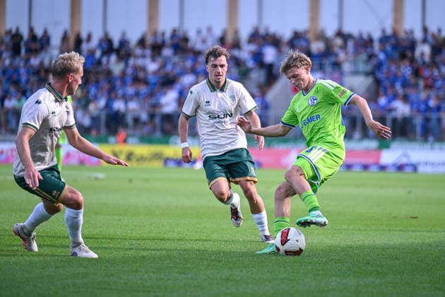 October 3, 2026, Soccer, 2026–2027 Season, Friendly Match, SC Austria Lustenau vs. FC Schalke 04, Luca Vozar, FC Schalke 04 xRHR PHOTO YYx Copyright: KROEGER RHR-FOTOx RHR-FOTO YY