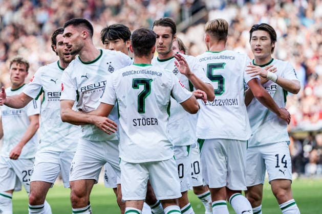 Germany Soccer: 2. Bundesliga, Bundesliga, Friendly Match, 2026–27 Season, FC St. Pauli vs. Borussia Mönchengladbach, Millerntor Stadium, Hamburg; St. Pauli 1–0 Borussia Mönchengladbach (goal by Tim Kleindienst, Borussia Mönchengladbach, 11), celebration, emotion Copyright: xStefanxTrochax