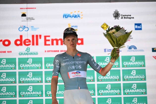 03-10-2026 Giro Dell emilia; 2026, Net Company - Ineos; Onley, Edgar Oscar; Bologna - San Luca; 