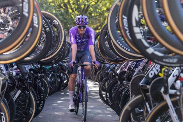 Cycling: UCI ProSeries Men s Elite 20 Sparkassen Münsterland Giro on October 3, 2026—Luke Durbridge of Team Jayco AlUla at the send-off xJRx