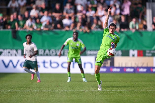 October 3, 2026, Soccer, 2026–2027 Season, Friendly Match, SC Austria Lustenau vs. FC Schalke 04, Ron Schallenberg, FC Schalke 04 xRHR PHOTO YYx Copyright: KROEGER RHR-FOTOx RHR-FOTO YY