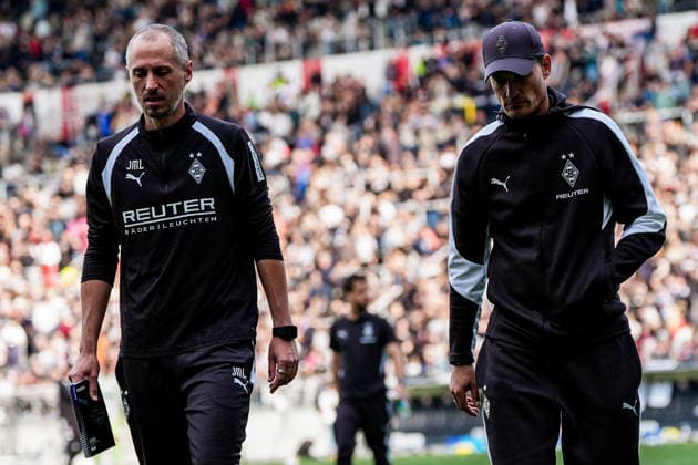 German Soccer: 2. Bundesliga, Bundesliga 1, Friendly Match, 2026–27 Season, FC St. Pauli vs. Borussia Mönchengladbach, Millerntor Stadium, Hamburg, St. Pauli, Alexander Blessin, Borussia Mönchengladbach, Head Coach, Jan Moritz Lichte, Borussia Mönchengladbach, Assistant Coach Copyright: xStefanxTrochax