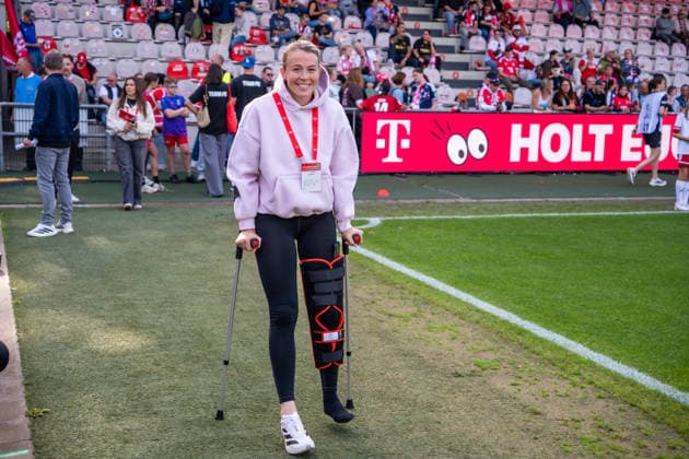 Germany Google Pixel Women s Bundesliga 2026–2027, Matchday 6, 1 FC Köln vs. SC Freiburg, Saturday, October 3, 2026, Franz Kremer Stadium, Cologne, Westphalia; Sandra Jessen, 1 FC Köln, 11 Injured, Injury, Facial Expression, Individual Photo, Cologne, Franz Kremer Stadium, Cologne, Germany Copyright: xOrhanxHabashx