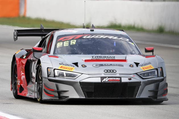 GT World Challenge Europe powered by AWS Barcelona 2026 Dylan Pereyra of Tresor Attempto Racing drives an Audi R8 LMS GT3 EVO II during Qualifying 1 Group A of the GT World Challenge Europe powered by AWS 2026 at the Barcelona-Catalunya Circuit in Barcelona, Spain, on October 3, 2026. Barcelona Barcelona Spain  Copyright: xUrbanandsportx originalFilename:valls-gtworldc261103_nptah.jpg