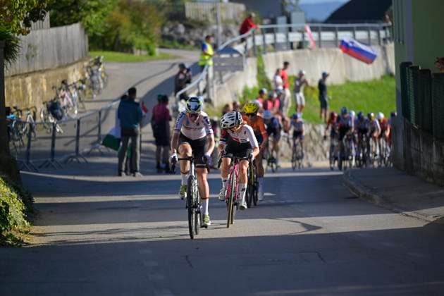 UEC 2026 Road European Championships Ljubljana 03 10 2026 LJUBLJANA, SLOVENIA - OCTOBER 03 : during the Women Elite cycling road race of the 2026 UEC Road European Championships Ljubljana. An UCI Continental Championships cycling race of 130 km with start in Ljubljana and finish in Sencur on October 3, 2026 in Ljubljana, Slovenia, 03 10 2026 Ljubljana Slovenia  Copyright: xIvanxBenedettox