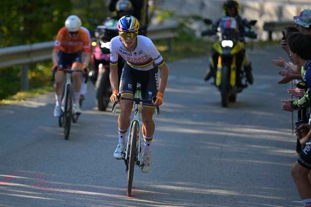 UEC 2026 Road European Championships Ljubljana 03 10 2026 LJUBLJANA, SLOVENIA - OCTOBER 03 : Vollering Demi (NED) of FDJ United - SUEZ during the Women Elite cycling road race of the 2026 UEC Road European Championships Ljubljana. An UCI Continental Championships cycling race of 130 km with start in Ljubljana and finish in Sencur on October 3, 2026 in Ljubljana, Slovenia, 03 10 2026 Ljubljana Slovenia  Copyright: xIvanxBenedettox