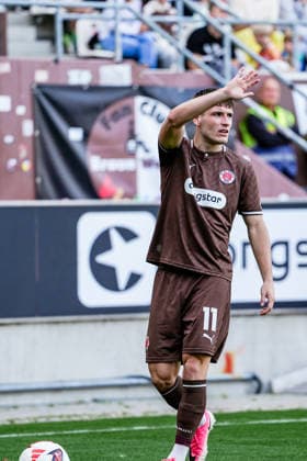 German Soccer: 2. Bundesliga, Bundesliga, Friendly Match, 2026–27 Season, FC St. Pauli vs. Borussia Mönchengladbach, Millerntor Stadium, Hamburg, St. Pauli, Arkadiusz Pyrka, FC St. Pauli, 11, Cutout Copyright: xStefanxTrochax