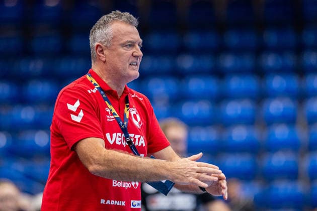 Ivica Obrvan, head coach of HC Podravka, gesturing. GER, HSG Blomberg Lippe vs. HC Podravka, handball, EHF Champions League Women, group stage, 2026–2027 season, October 3, 2026, GER, HSG Blomberg Lippe vs. HC Podravka, Handball, EHF Champions League Women, Group Stage, 2026–2027 Season, October 3, 2026, Lemgo Copyright: xEibner-Pressefoto JanxRollingerx EP_JSK