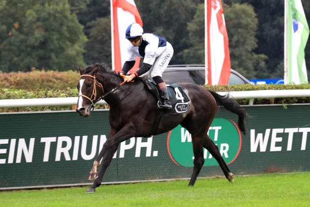 October 3, 2026, ISO GER DEU Equestrian Sports, German Unity Day, 2026, Hoppegarten Winner Thore Hammer Hansen on Snow Player nordphoto GmbH Engler Berlin Hoppegarten Berlin Germany Copyright: xNordphotox xEnglerx
