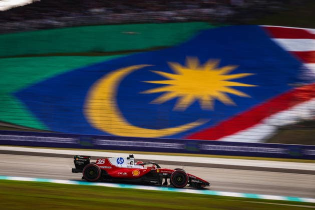 F1 - BAHRAIN GRAND PRIX IN MALAYSIA 2026 16 LECLERC Charles (mco), Scuderia Ferrari SF-26, action during the 2026 Formula 1 Bahrain Grand Prix in Malaysia, 16th round of the 2026 Formula One World Championship, WM, Weltmeisterschaft from October 2 to 4, 2026 on the Sepang International Circuit, in Sepang, Malaysia - SepangMalaysia  Copyright: xANTONINxVINCENTx
