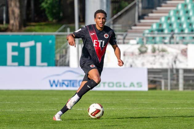 Noah Maboulou, Viktoria Cologne, 37, with the ball: FC Viktoria Cologne vs. FC Hansa Rostock, Soccer, 3rd Division, Matchday 5, 2026–2027 Season, September 11, 2026 DFL DFB regulations prohibit any use of photographs as image sequences and or quasi-video FC Viktoria Cologne vs. FC Hansa Rostock, soccer, 3. Liga, Matchday 5, 2026–2027 season, September 11, 2026, Cologne Copyright: xEibner-Pressefoto ThomasxHaeslerx EP_THR