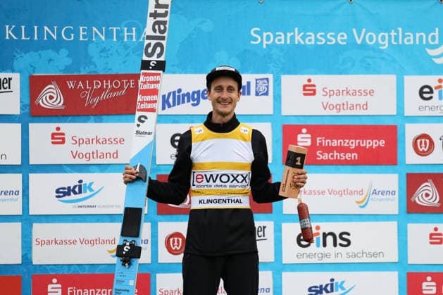 October 3, 2026, Ski Jumping, Men, FIS Continental Cup, 2026 Summer Season, Individual Competition—Daily Winner: Clemens Aigner (AUT), Klingenthal Vogtland Arena, Saxony, Germany