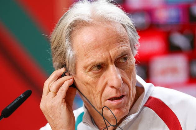 Porto, Portugal, October 3: Portugal s head coach, Jorge Jesus, during the press conference ahead of the UEFA Nations League 2026–27 League Phase Matchday 4 match between Portugal and Norway at Estádio do Dragão in Porto, Portugal Copyright: HMBxMedia JoaquimxFerreira
