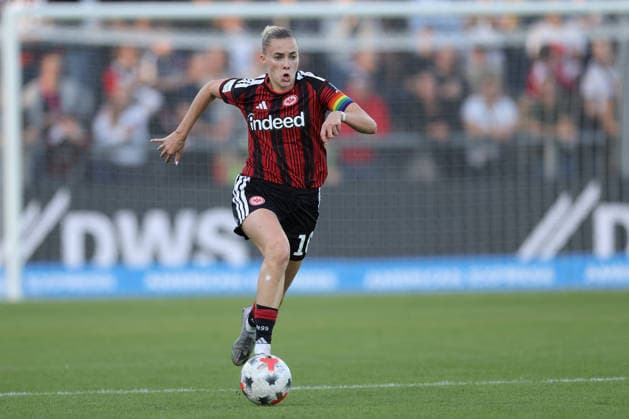 Eintracht Frankfurt vs. FC Bayern Munich, Google Pixel Women s Bundesliga, Laura Freigang (Eintracht Frankfurt), Match 10 of the Google Pixel Women s Bundesliga between Eintracht Frankfurt and FC Bayern Munich on October 3, 2026, at the Stadion am Brentanobad in Frankfurt am Main, Frankfurt am Main, Hesse, Germany; Stadion am Brentanobad