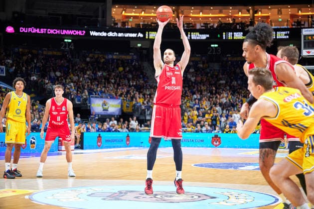 Daniel Keppeler, Bamberg Baskets, 31, GER, ALBA Berlin vs. BMA 365 Bamberg Baskets, Men s Basketball, easy Credit BBL, 2026–27 Season, Matchday 4, October 3, 2026, GER, ALBA Berlin vs. BMA 365 Bamberg Baskets, Men s Basketball, easyCredit BBL, 2026–27 Season, Matchday 4, October 3, 2026, Berlin Copyright: xClaudiusxRauch,xEibner-Pressefotox xClaudiusxRauchx EP_CRH