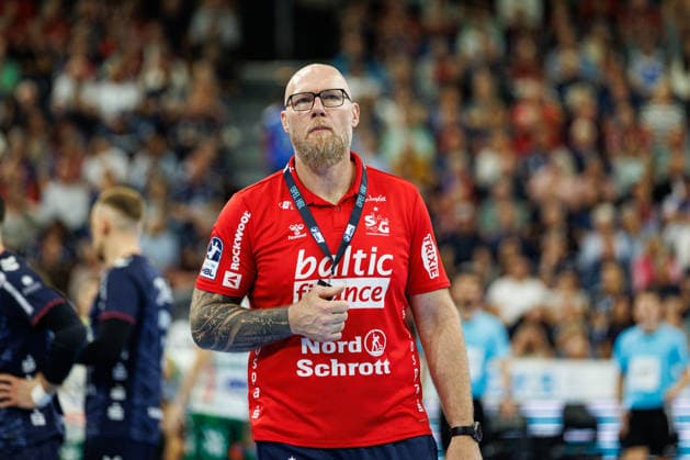 Opel HBL SG Flensburg Handewitt vs. FRISCH AUF Göppingen, Oct. 3, 2026; Ales Pajovic, Coach, SG Flensburg Handewitt; Opel HBL SG Flensburg Handewitt vs. FRISCH AUF Göppingen, GGW Arena, Oct. 3, 2026 Copyright: xBEAUTIFULxSPORTS MarioxM.xKobergx