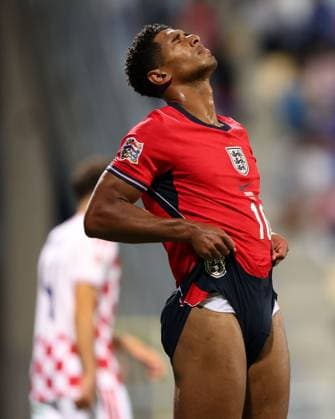 Jude Bellingham of England reacts Croatia v England, UEFA Nations League, Football, Stadion HNK Rijeka, Rijeka, Croatia - 03 Oct 2026Rijeka Stadion HNK Rijeka Croatia  Copyright: xRaddadxJebarah Shutterstockx 17183865cn