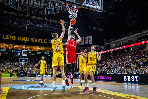 Basketball Berlin, October 3, 2026; 2026–2027 Season; EasyCredit BBL 1 Bundesliga Men s Division; Alba Berlin; BMA365; Bamberg Baskets; Daniel Keppeler (Bamberg, No. 31); Joe Wieskamp (Alba Berlin, No. 11)