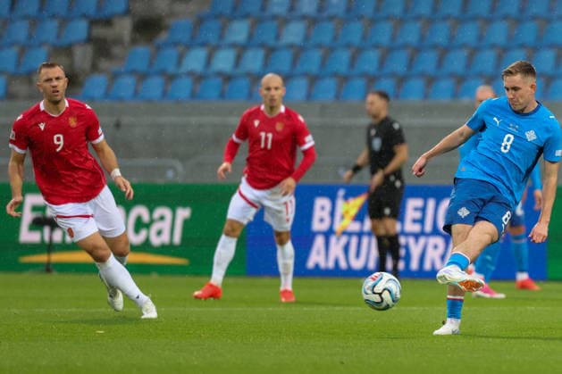 Football Men. Nations League. Iceland - Bulgaria. Reykjavik, Iceland. 3. 10. 2026 Copyright: xx 4X4A1595