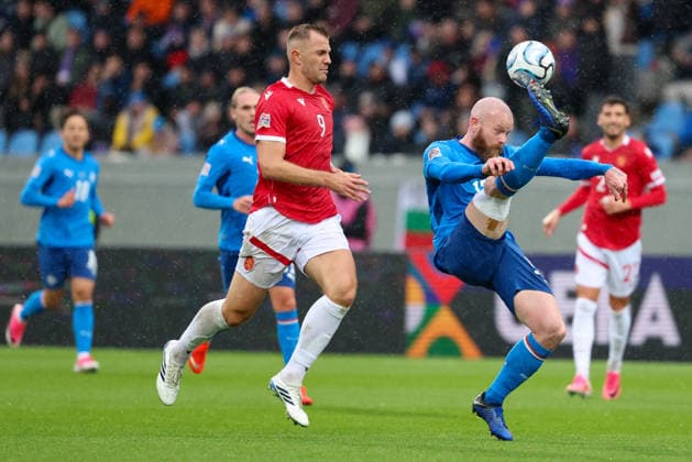 Football Men. Nations League. Iceland - Bulgaria. Reykjavik, Iceland. 3. 10. 2026 Copyright: xx 4X4A1629