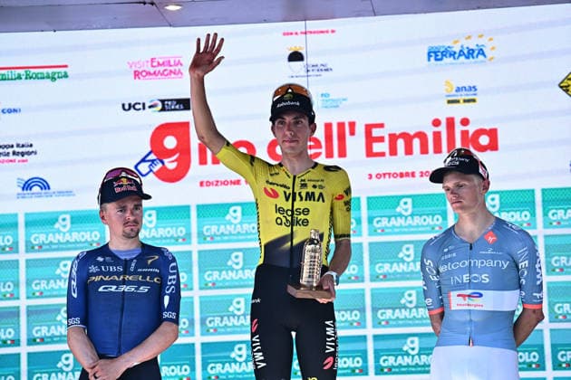 Tappa Bolognese del Giro dell™ Emilia.Nella foto Davide Piganzoli. Bologna 03 Ottobre 2026 - Bologna - Italia (Photo Alessandro Ruggeri LaPresse) Bologna stage of the Giro dell™Emilia. Bologna, October 3, 2026 Bologna..- Bologna - Italy (Alessandro Ruggeri LaPresse )  Copyright: xAlessandroxRuggeri LaPressex