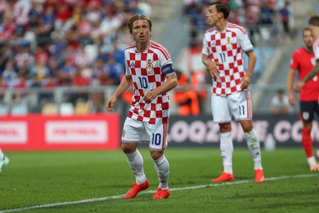 Rijeka, Croatia, 3rd October 2026. UEFA Nations League. Matchday 3, Group A3. Croatia v England at Rujevica, Rijeka. Luka MODRIC (10). Croatia v England, UEFA Nations League. 